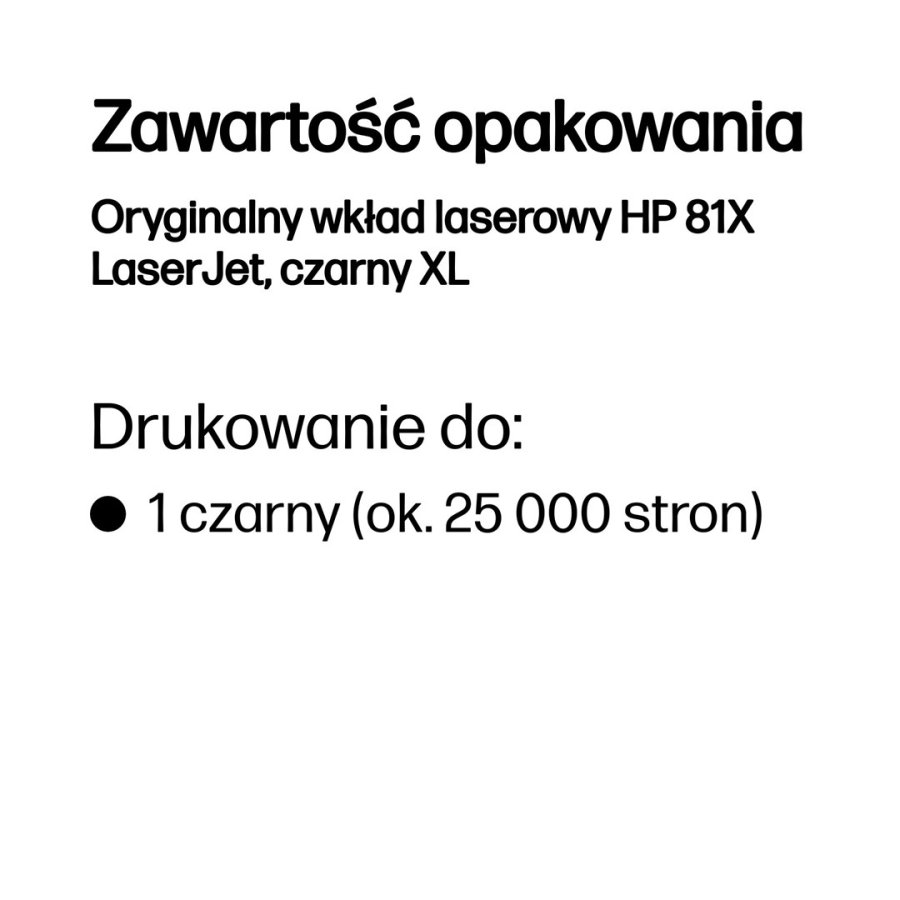 HP Original 81X LaserJet-tonerpatron med hj kapacitet, sort #4
