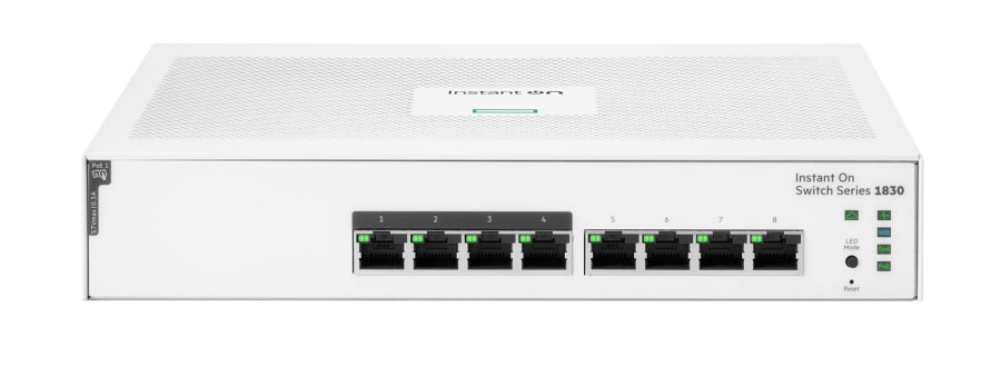 HPE Aruba Networking Networking Instant On Switch 8p Gigabit CL4 PoE 65W 1830 Administreret L2 Gigabit Ethernet (10/100/1000) Strm over Ethernet (PoE) 1U #1