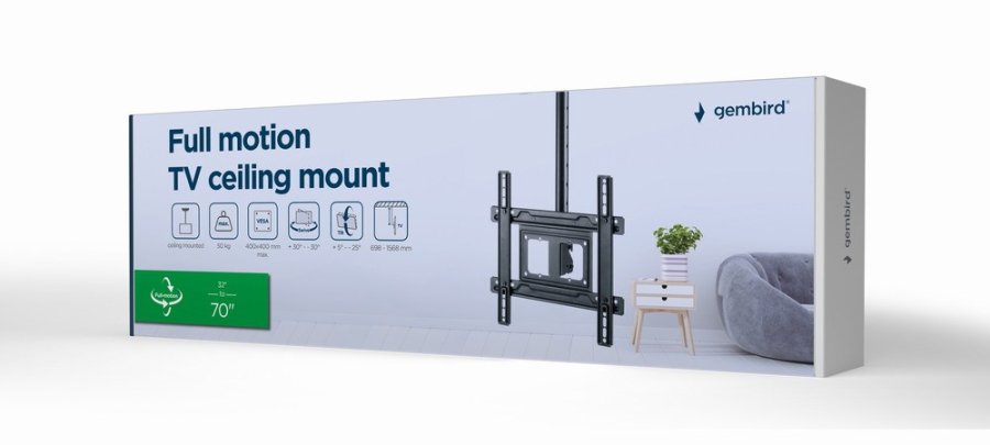 Gembird CM-70ST-01 tv-beslag 177,8 cm (70