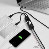 Axagon HUE-S2BL interface hub USB 3.2 Gen 1 (3.1 Gen 1) Type-A 5000 Mbit/s Sort #4