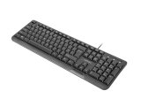 NATEC TASTATUR TROUT SLIM USB, US-LAYOUT, SORT #2