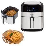 Camry Premium CR 6311 frituregryde Enkelt 5 L Enkeltstende 2500 W Varmluftsteger Sort, Rustfrit stl #18