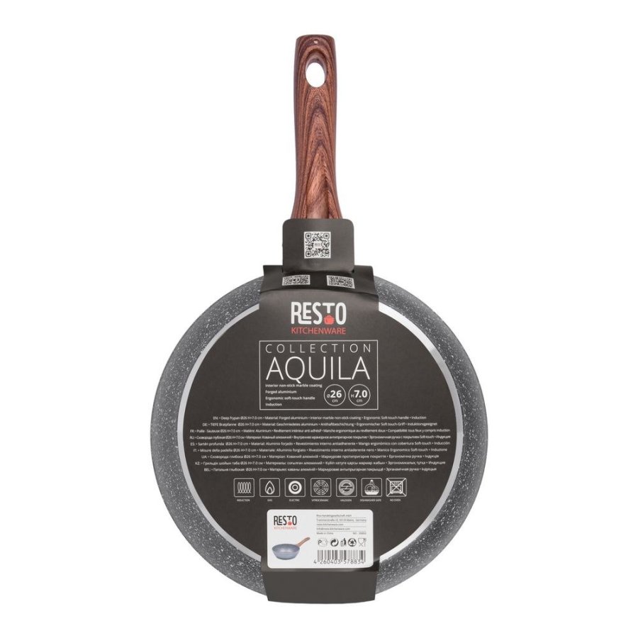 Resto Kitchenware Aquila Gryde til alle forml Rund #25