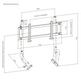 Oplite OP-R8-SMSB sk�rmbeslag og -stativer 144,8 cm (57