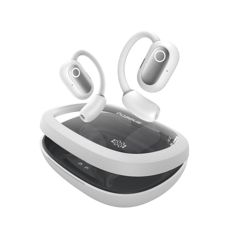 Baseus Eli Fit Open- Ear Headset Trdls forbindelse/musik USB Type-C Bluetooth Hvid #6