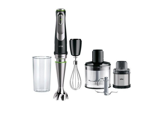 Braun MultiQuick 9 MQ9138XI blender 0,6 L Nedsnkning blender 1200 W Sort, Rustfrit stl #1