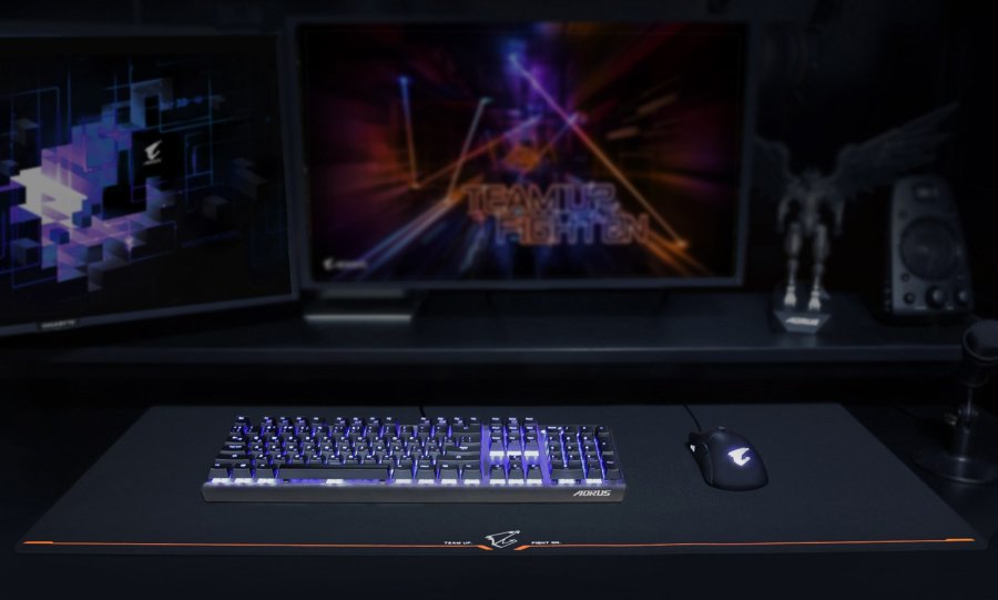 GIGABYTE AMP900 Gaming musemtte Sort, Orange #11