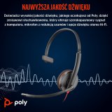 HP Poly Blackwire 3210 Monaural USB-C Headset +USB-C/A Adapter #5