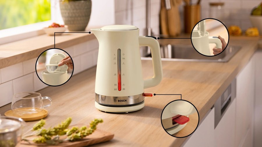 Bosch MyMoment elkedel 1,7 L 2400 W Cremefarvet #2