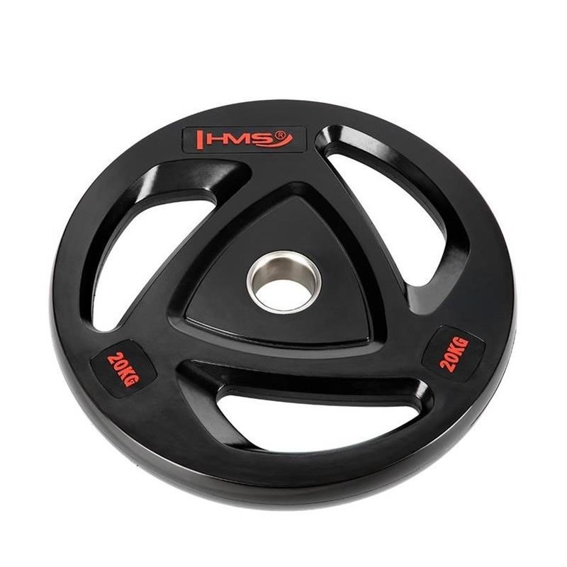 HMS Fitness TOX20 1 stk Olympic Gummibelagt vgtskive #7