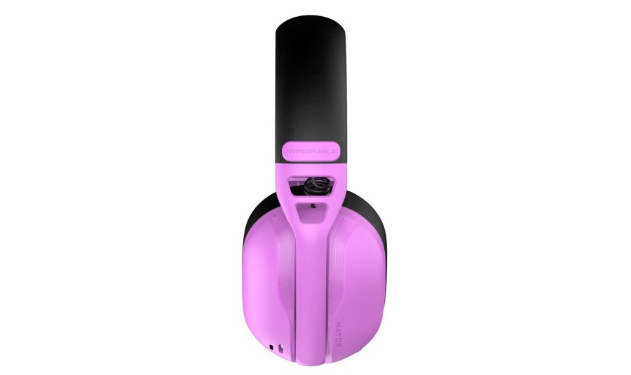 HATOR Hyperpunk 3 Wireless Headset Kabel & tr�dl�s Spil USB Type-C / USB Type-A Bluetooth Violet #9