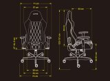 HATOR Darkside 3M Fabric Universal gamingstol Gr� #21