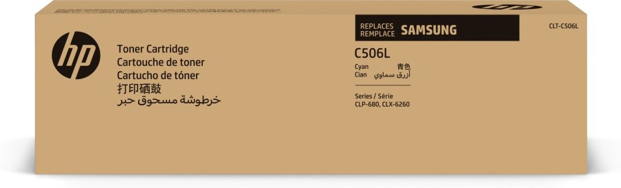 Samsung CLT-C506L High Yield Original-tonerpatron, cyan #1