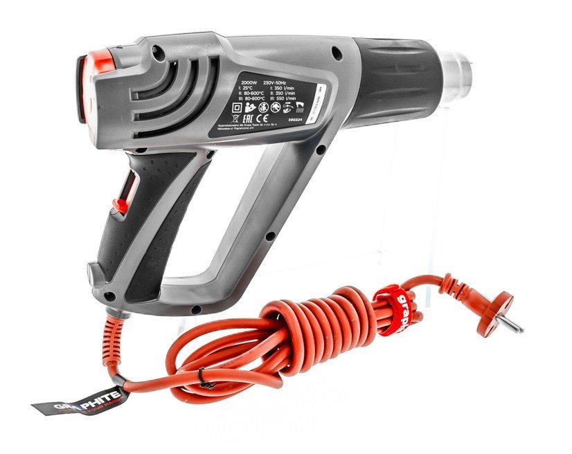 Tanner 2000W Graphite temperaturomrde 25-600C med bretaske #2
