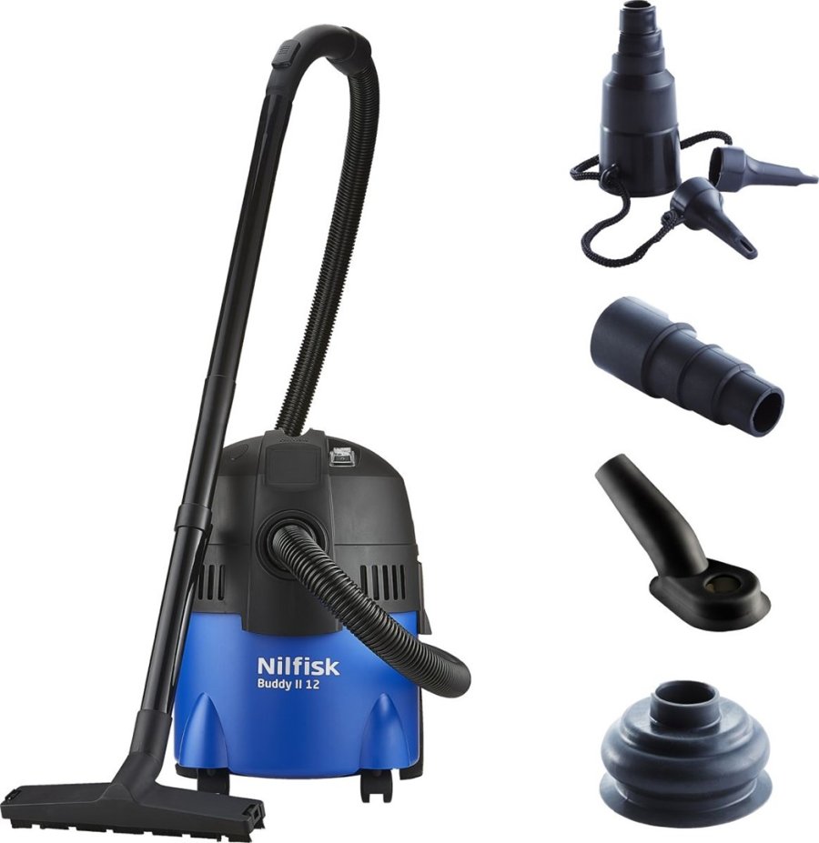 Vd- og trstvsuger Nilfisk Buddy II 12 Home Edition Sort, Bl 12 l 1200 W #1