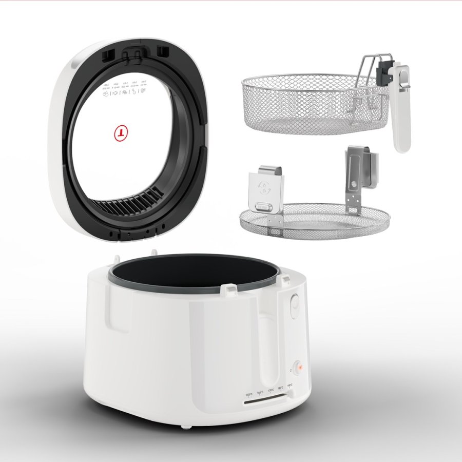 Tefal Filtra Vision FF2541E0 frituregryde Enkelt 2,1 L Enkeltst�ende 1900 W Hvid #4