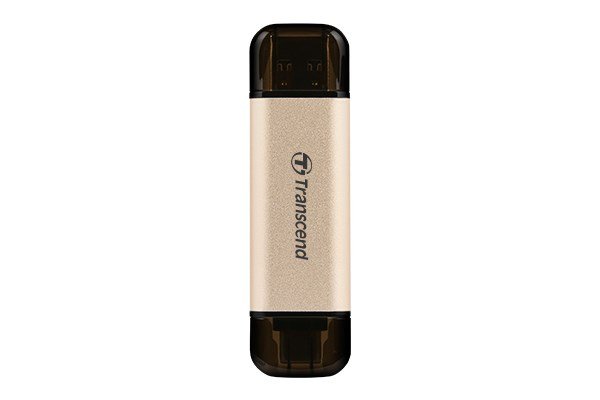Transcend JetFlash 930C USB-ngle 128 GB USB Type-A / USB Type-C 3.2 Gen 1 (3.1 Gen 1) Guld #1