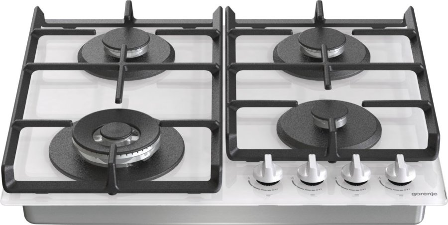 Gorenje GTW641EW kogeplade Hvid Indbygget 60 cm Gaskomfur 4 zone(s) #1