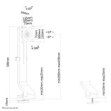Neomounts FPMA-D860BLACK skrmbeslag og -stativer 81,3 cm (32