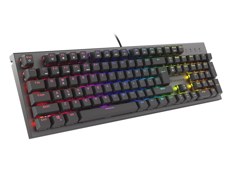 GENESIS Thor 303 tastatur Spil USB QWERTY US International Sort #5