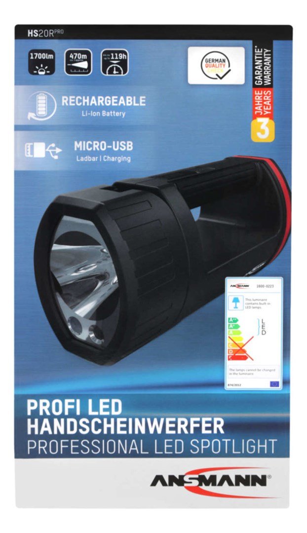 Ansmann HS20R Pro LED portable Spotlight #5