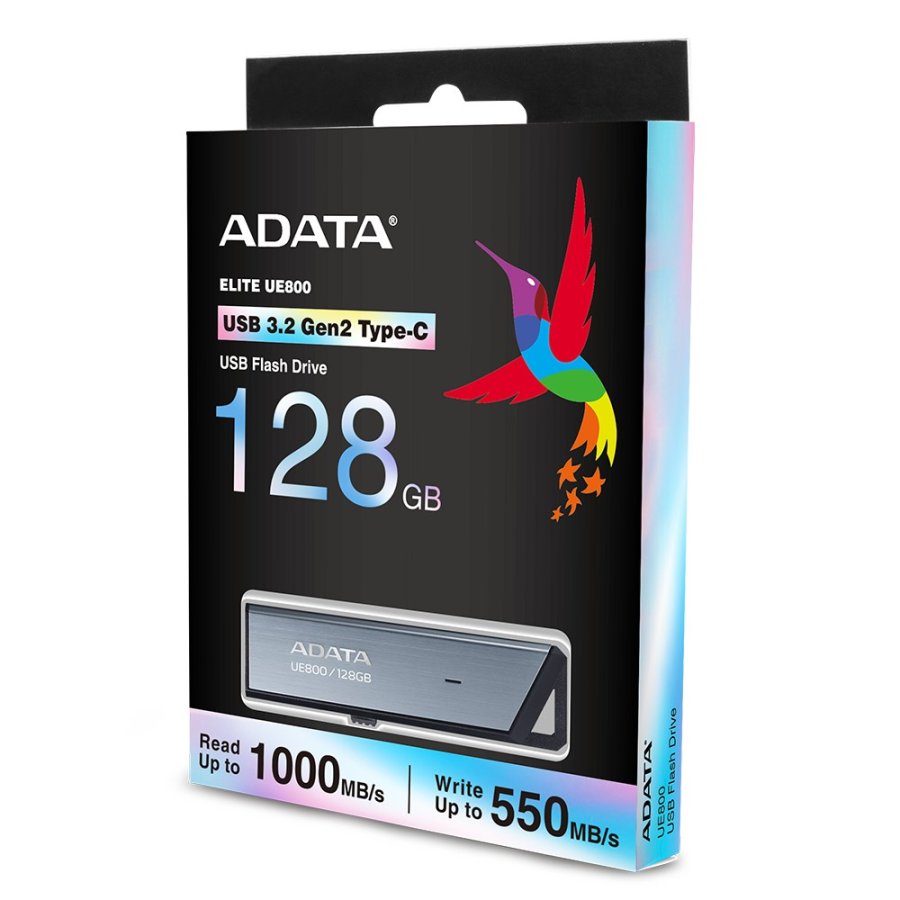 ADATA UE800 USB-ngle 128 GB USB Type-C 3.2 Gen 2 (3.1 Gen 2) Slv #1