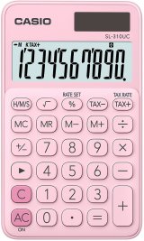 Casio SL-310UC-PK regnemaskine Lomme Basis Lyserd #1