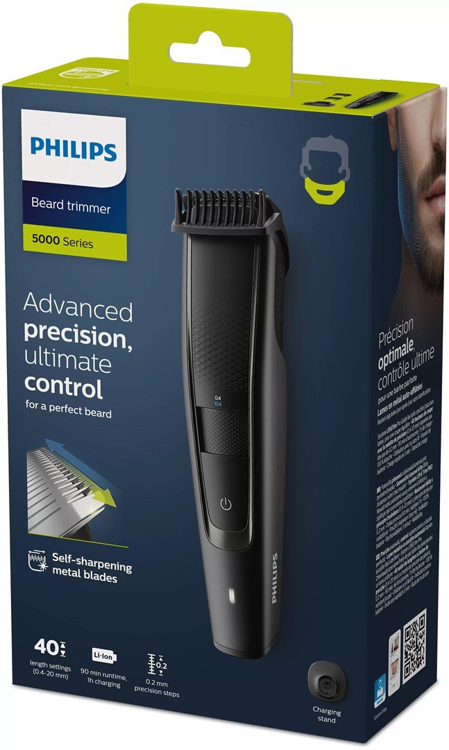 Philips | Beard Trimmer | BT5515/20 | Cordless | Number of length steps 40 | Black #3