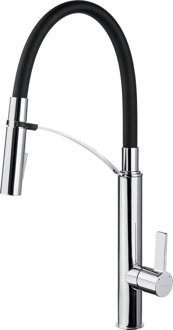 Kkkenarmatur DEANTE GERBERA BGB_B720 med fleksibel tud Sort, Slv #1