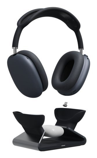 mophie 401316655 oplader til mobil enhed Headset Sort USB Tr�dl�s opladning Indend�rs #2