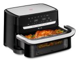 Tefal Dual Easy Fry Flex EY9228 9 L Enkeltst�ende 2700 W Varmluftsteger Sort, Rustfrit st�l #1