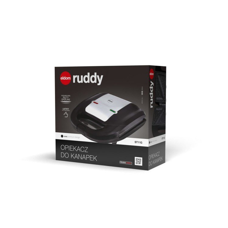 ELDOM Sandwich RUDDY, 750 W, granitplader #3