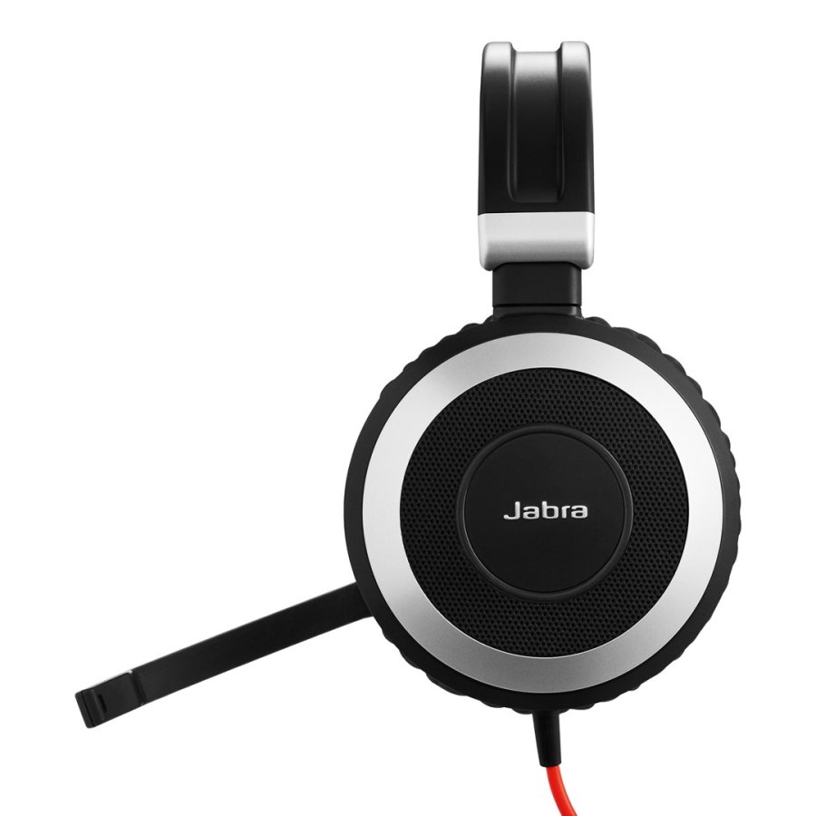 Jabra Evolve 80 Headset Ledningsf�rt Kontor/Callcenter Sort #3