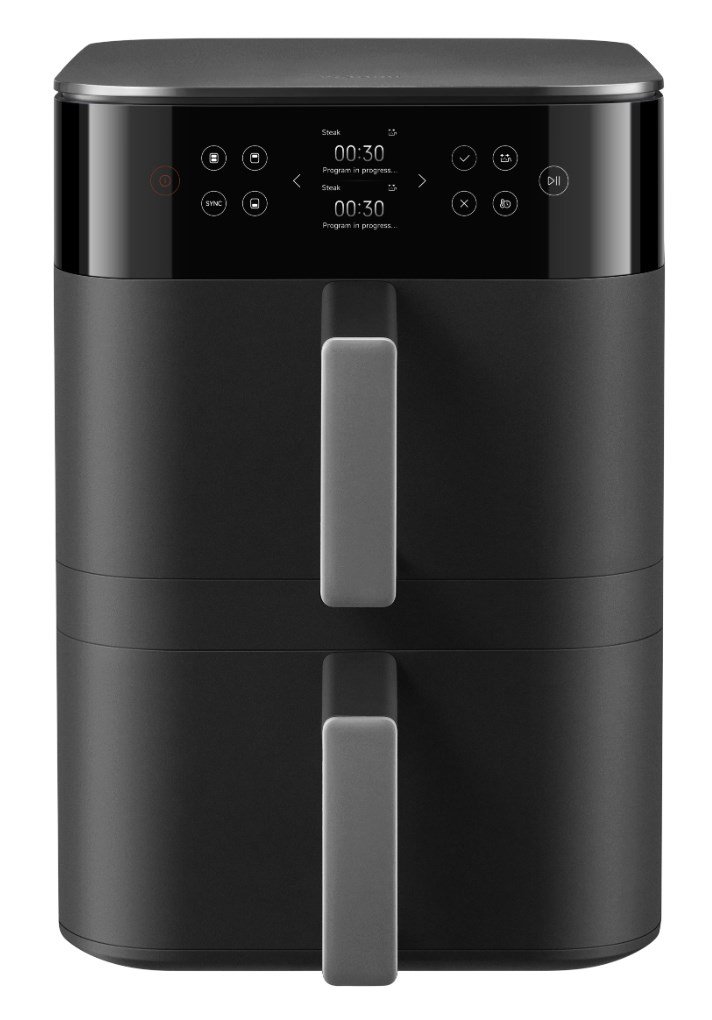 Xiaomi Smart Double Stack Air Fryer 12L Dobbelt Enkeltst�ende 2800 W Varmluftsteger Sort #1
