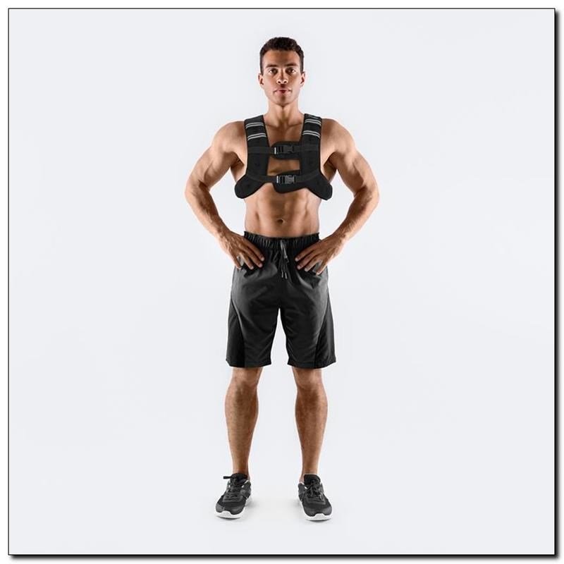 HMS Fitness KTO08 vgtvest 8 kg Neopren, Sand Sort #5