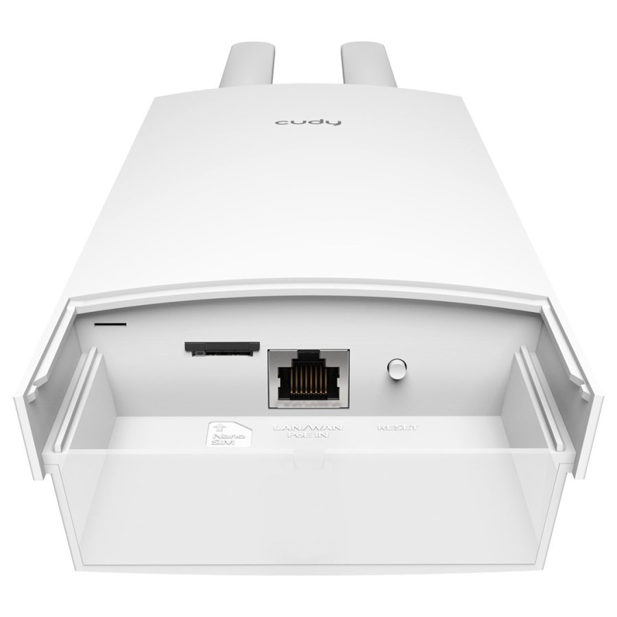 Cudy LT400 trdls router Hurtigt ethernet Enkelt band (2,4 GHz) 4G Hvid #3