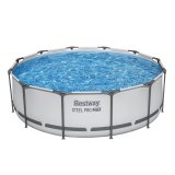 Bestway Steel Pro 56418 swimmingpool til over jorden Indrammet pool Rund 9150 L #1