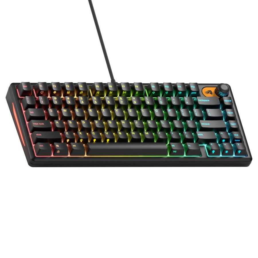 Glorious Gaming GMBK 75% tastatur Spil USB QWERTY US engelsk Sort #1