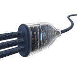 Baseus Flash Series Type C til C+C+C hurtigopladningskabel 480 Mbps Bl #4