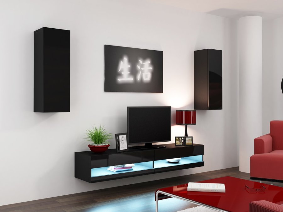 Cama RTVVIGO140N c/c TV stativ & underholdningscenter 2 hylder #2