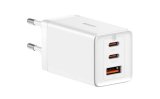 Baseus GaN5 Pro Universel Hvid Vekselstr�m, USB Hurtig opladning Indend�rs #1