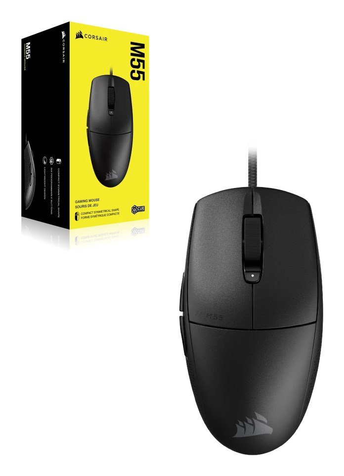 Corsair M55 mus Spil Hjre hnd USB Type-A Optisk 16000 dpi #4