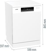 Gorenje GS642E90W Fritstende 13 kuverter E #9