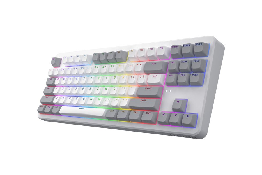 HATOR Rockfall 3 TKL Wireless tastatur Universel USB + RF Wireless + Bluetooth QWERTY Engelsk Hvid #3