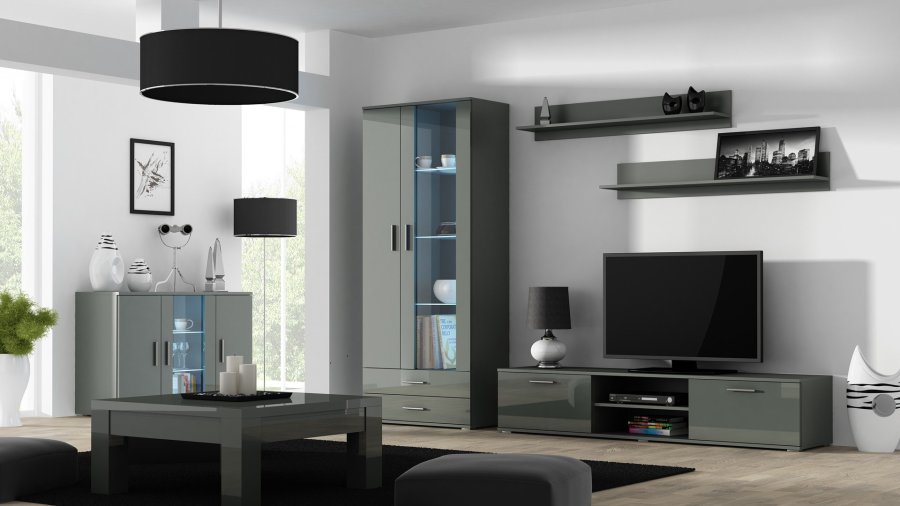 Cama SOHORTV180SZ/SZ TV stativ & underholdningscenter 1 hylder #6