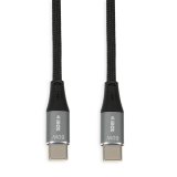 iBOX IKUTC USB-C kabel 60W 2m Sort #1