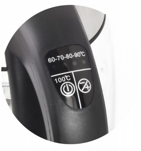 Esperanza EKK026 elkedel 1,7 L 2200 W Sort, Transparent #7