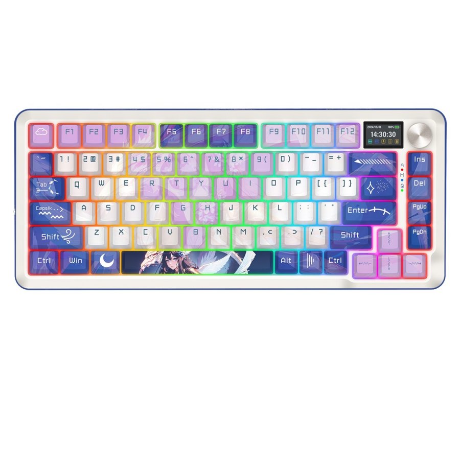REDRAGON K708AK-RGB-PRO FLEKACT tastatur USB + RF Wireless + Bluetooth Hvid #3