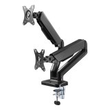 Desktop Swivel Mount for Two LCD Monitors Gas Spring #6