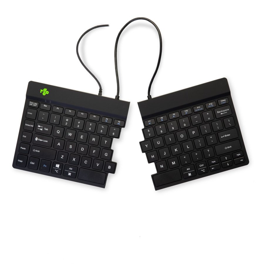 R-Go Tools Ergonomisch toetsenbord R-Go Split Break v2 met pauzesoftware, gesplitst toetsenbord, QWERTY (US), bedraad, zwart #4